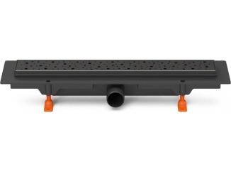 Žlaby Chuděj –  Chuděj LZB 40 Black 550 mm, Cseppek, K3