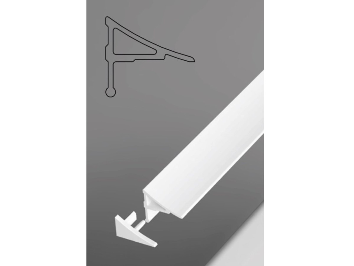 Ravak Sada pro krycí lištu 0,6, bílá