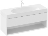 Ravak Umyvadlo Lite 120/80 S, s otvorem pro baterii, bez přepadu