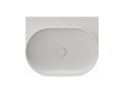 Ravak Umývadlo Yard 60, bez otvoru pre batériu, bez prepadu, Smoke Grey