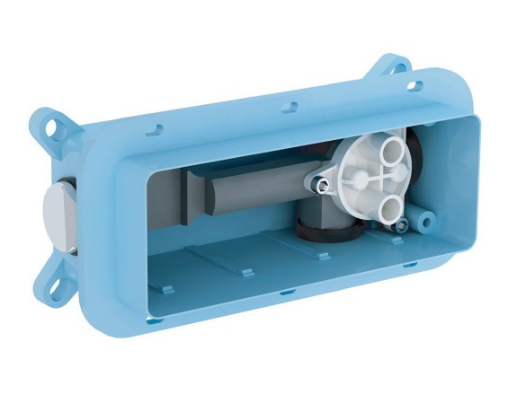 Ravak CR 019.20BL.O1 Umývadlová podomietková batéria vrátane R-boxu, čierna