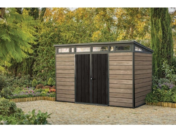 Keter Zahradní domek  Signature 11x7 Ashwood, s podlahou