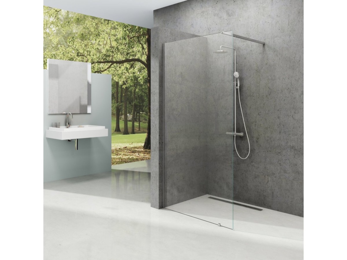 Ravak Walk-In Wall Set 110, biela matná+transparent