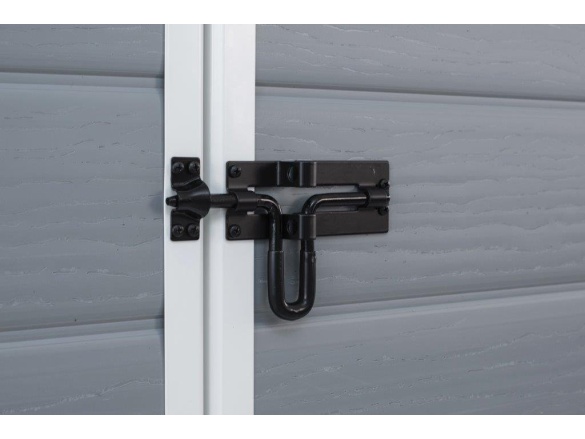 Plastový zahradní domek Keter MANOR 4 x 3 šedý, s podlahou