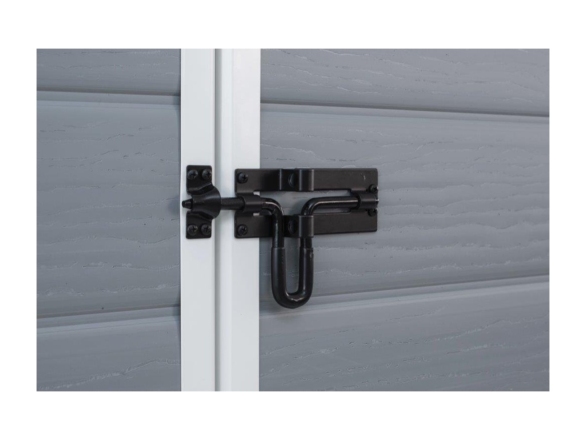 Plastový záhradný domček Keter MANOR 4 x 3 šedý, s podlahou