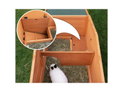 Scobax Dřevěná králíkárna PRACHATICE, 1800x620x720 mm