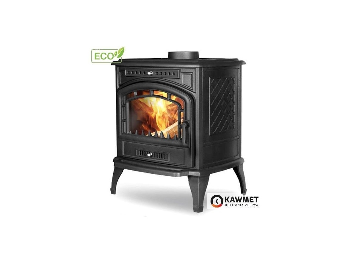 Kawmet Litinová krbová kamna P7 - 9,3kW ECO + příslušenství