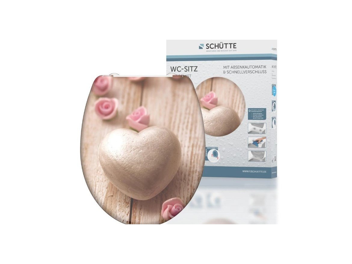 WC sedátka, záchodová prkna Schütte ROMANTIC | Duroplast, Soft Close