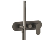 Ravak EL 068.60RGB.O3.RB07D.+S Podomietková batéria 3-cestná pre R-box, so sprchovým setom, Rose Gold Brushed