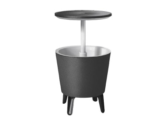 Stoly –  Záhradný stôl Keter Cool Bar sivý/biely