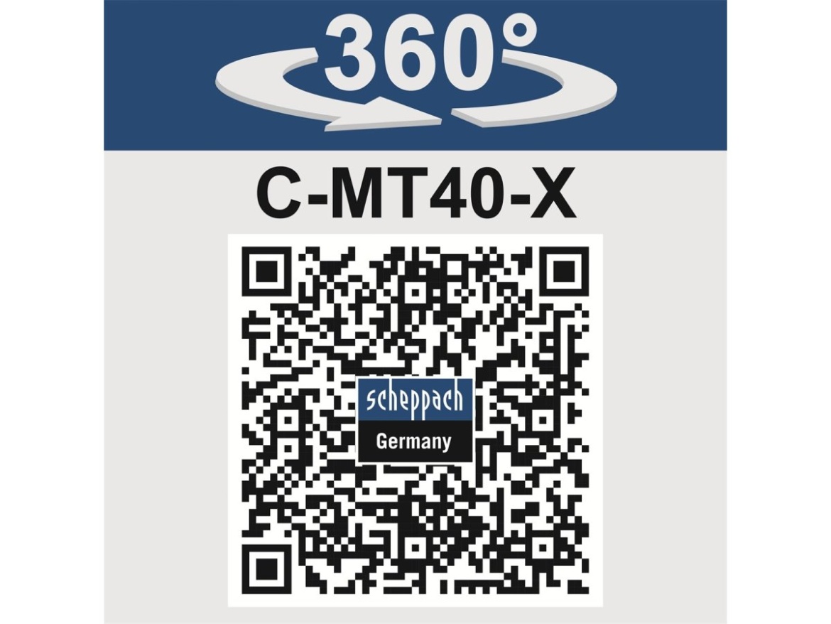 20 V-os IXES akkus multiszerszám (akkumulátor és töltő nélkül) Scheppach C-MT40-X