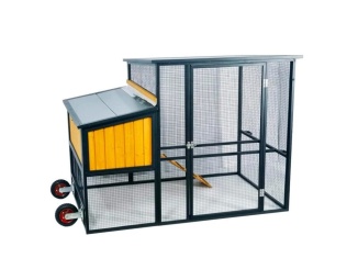 Chov zvířat –  Scobax Dřevěný mobilní kurník GAUN ANKARA 10380