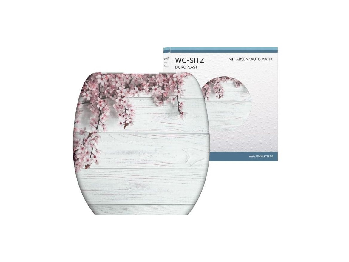 WC sedátka, záchodová prkna Schütte FLOWERS&WOOD | Duroplast, Soft Close