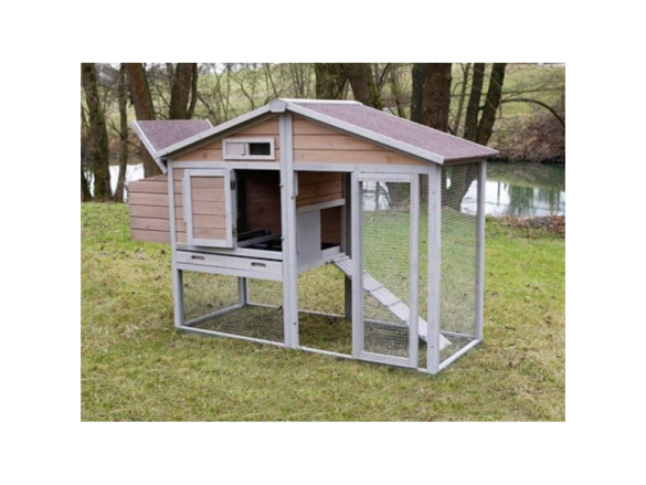 Dřevěný kurník Scobax Leafy