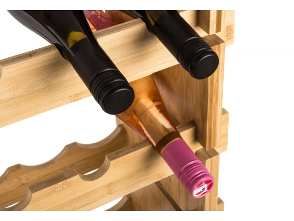 G21 Regál na víno  na 72 lahví, bambusový