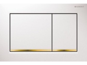 Geberit Deska ovládací GEBERIT OMEGA 30 bílá/pozlaceno, 115.080.KK.1
