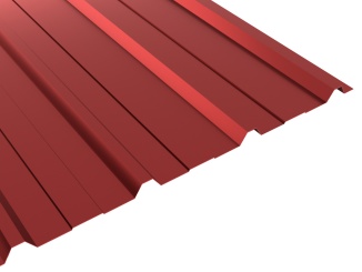 Trapézový plech Covernit –  Covernit T12 RAL 3011 | tmavě červená, 1000 x 910 mm