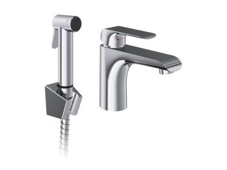 Umyvadlové –  Ravak FL 112.00CR Umyvadlová baterie 150 mm, s bidetovou sprškou, chrom