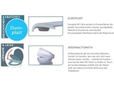 WC sedátka, záchodová prkna Schütte MOSAIK GRAU| Duroplast, Soft Close