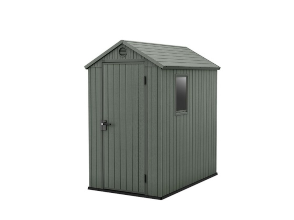 Plastový zahradní domek Keter Darwin 4 x 6 zelený, s podlahou