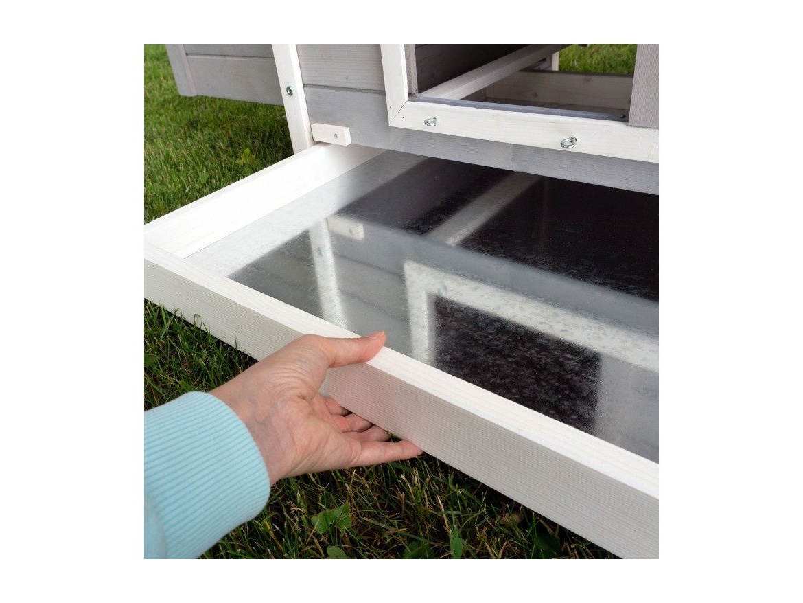 Kurník Scobax Dřevěný kurník a husník s výběhem nebo bez výběhu MARIBOR, 1710x900x1130 mm