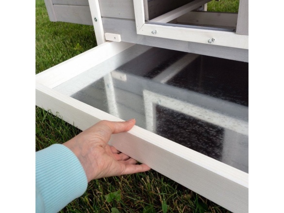 Kurník Scobax Dřevěný kurník a husník s výběhem nebo bez výběhu MARIBOR, 1710x900x1130 mm