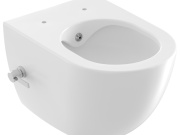 Ravak WC s bidetovou tryskou Uni Chrome RimOff, závěsný, bílá