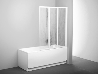 Kádparavánok –  Ravak VS3 100, satin+transparent