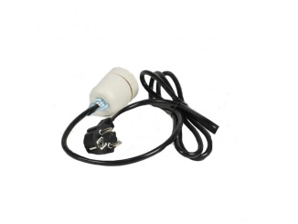 Drůběž –  Scobax Objímka AGROFORTEL OB2 pro keramické žárovky s přívodním kabelem