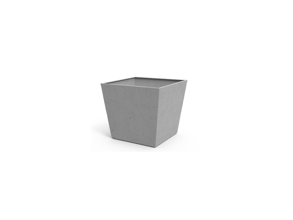 Keter Květináč Beton Square Planter Light grey