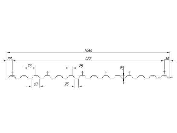 Polykarbonátová trapézová deska Lanit Plast CSE TR Original