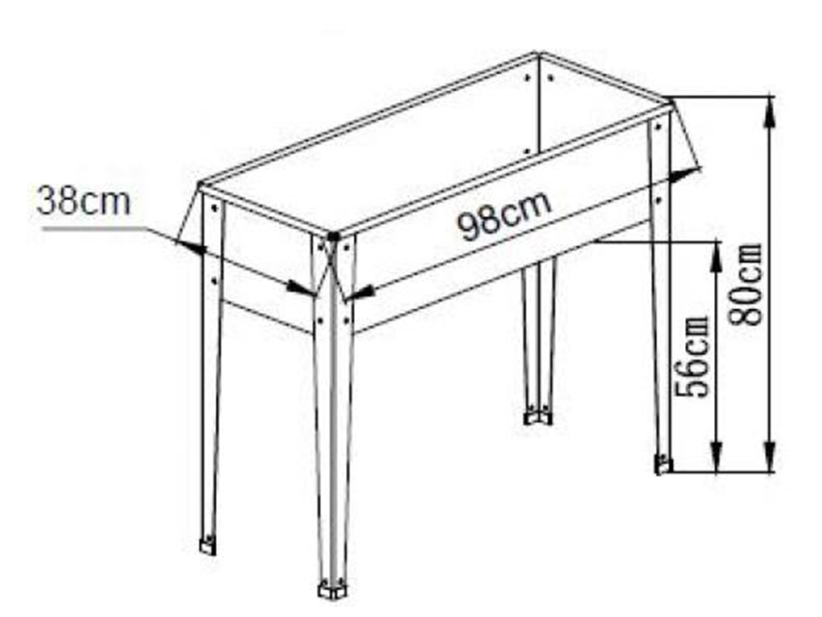 Stolní záhon Lanit Plast Raised bed