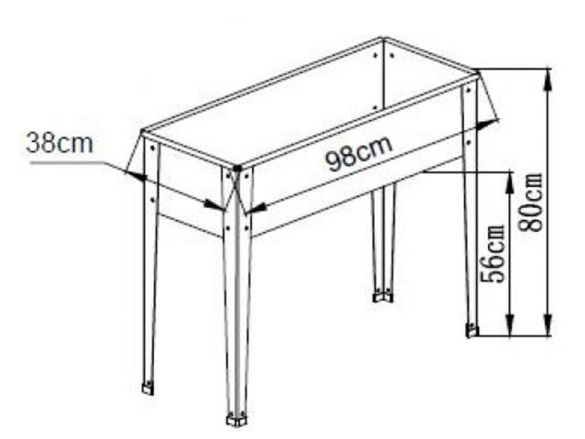 Stolní záhon Lanit Plast Raised bed