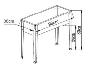 Stolný záhon Lanit Plast záhon Raised bed