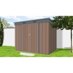 Plechový zahradní domek Riwall PRO RMSP 6x8 Brown