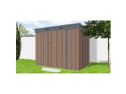 Plechový zahradní domek Riwall PRO RMSP 6x8 Brown