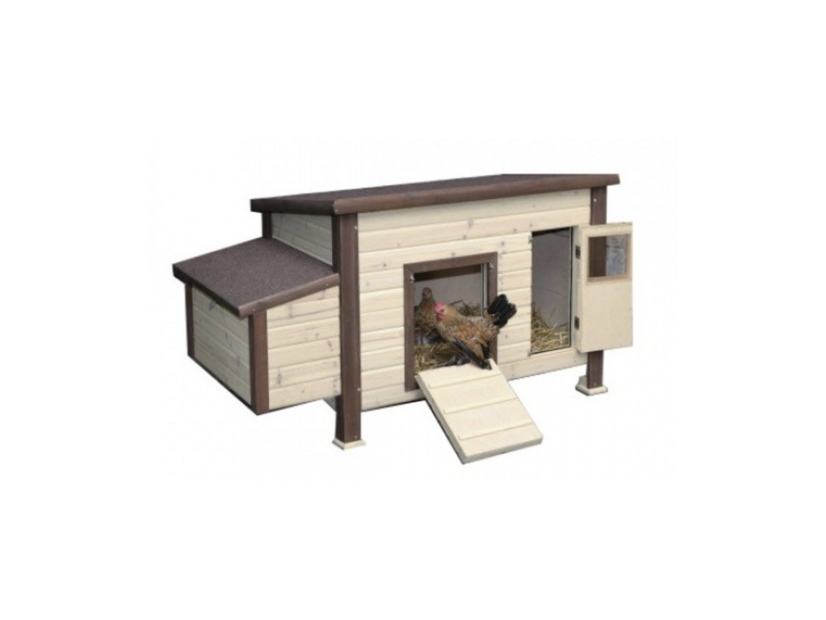 Vyhrievaný drevený kurník Scobax Cloudy