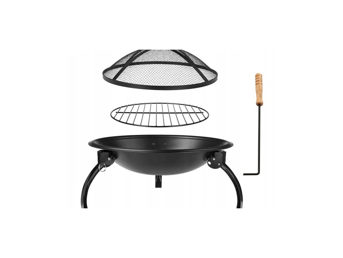 Garden Line Zahradní ohniště 56cm s poklopem