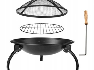 Kúrenisko –  Garden Line Zahradní ohniště 56cm s poklopem