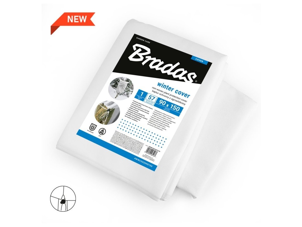 Bradas Ochranný zimní rukáv / kapuce z netkané textílie 90x150 cm