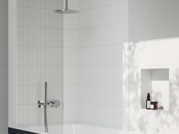 Ravak 704.60GLB Sprchové rameno stropní 30 cm, Gold Brushed