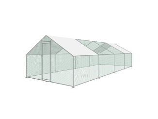Baromfi – Scobax Venkovní klec - oplocený výběh - 8x3x2 m