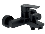 Novaservis Vanová baterie Metalia 58 150 mm, černá, nástěnná, bez příslušenství,  58020/1,5