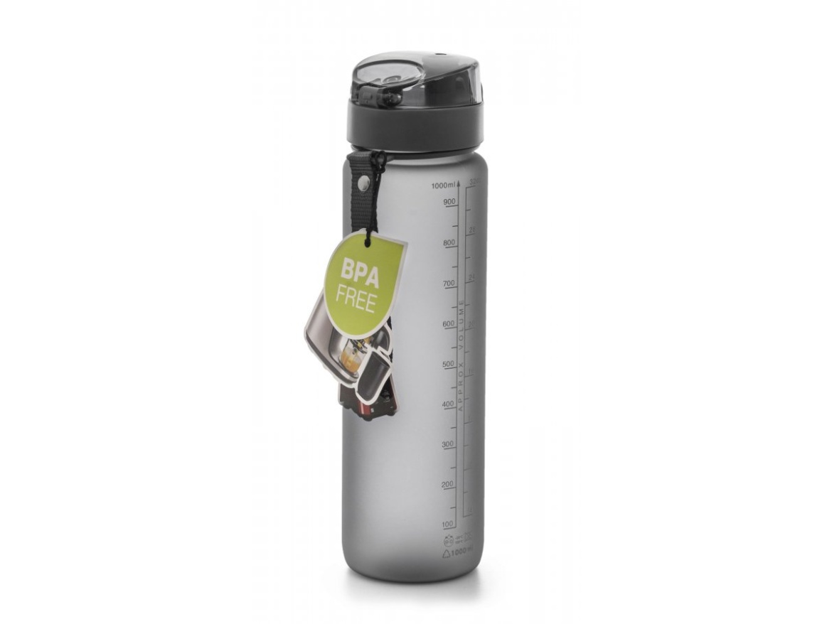 G21 Láhev  na pití, 1000 ml, šedá-zmrzlá