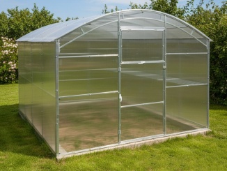 Obloukové skleníky s jeklovou konstrukcí –  Alto 10 x 3 m polykarbonát 6 mm