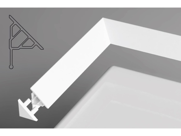 Ravak Krycí lišta 0,6/110, bílá