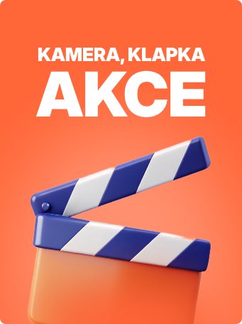 Kamera, klapka, akce
