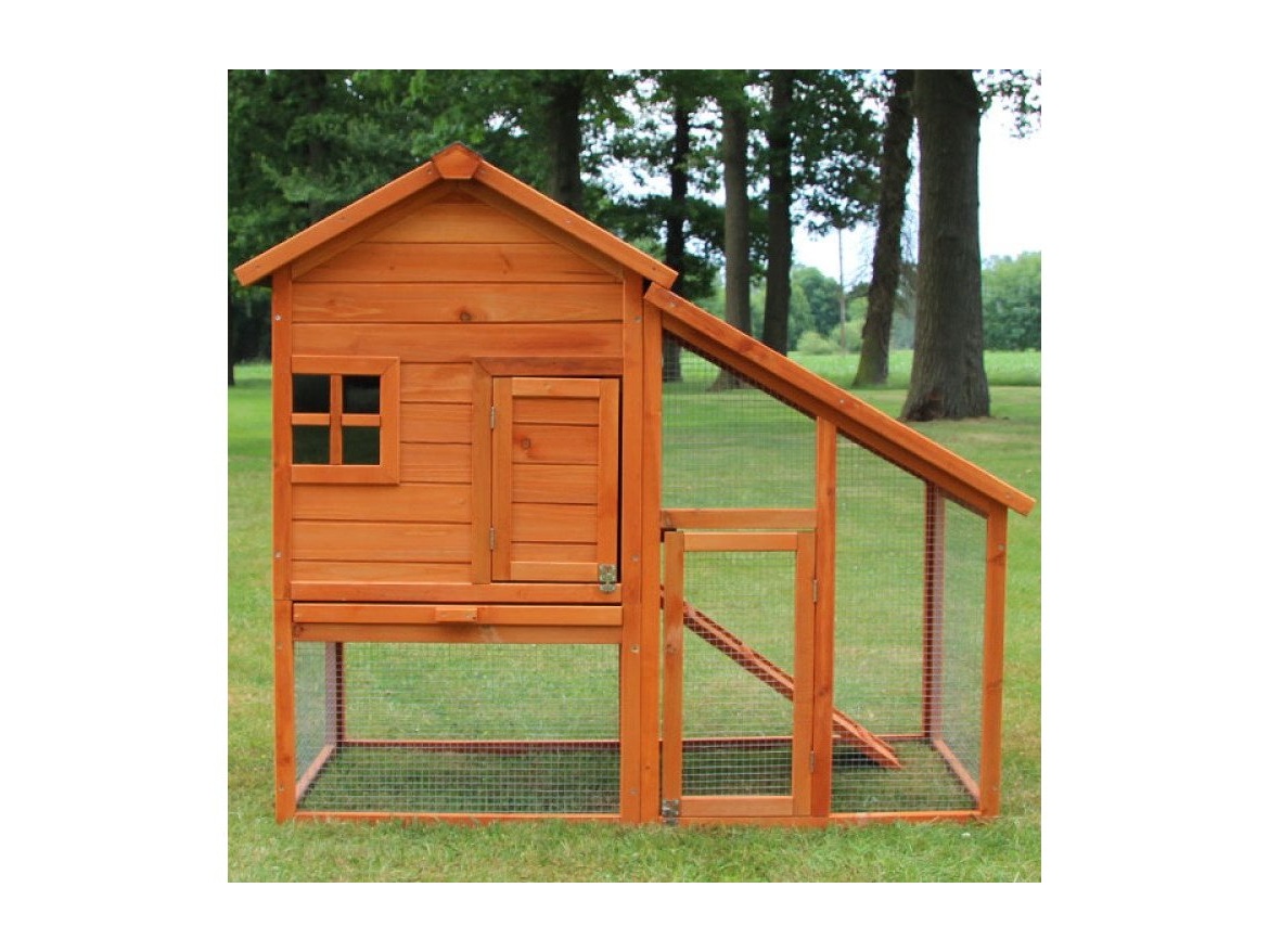 Scobax Dřevěná králíkárna nebo kurník ALBERTA, 1402x660x1200mm