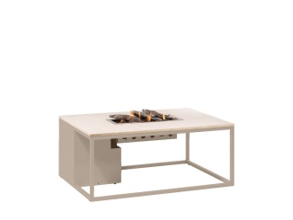 Krbové stoly –  COSI Stůl s plynovým ohništěm - typ Cosiloft 120 béžový/pískový
