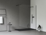 Ravak Walk-In Wall Set 80, čierna+transparent